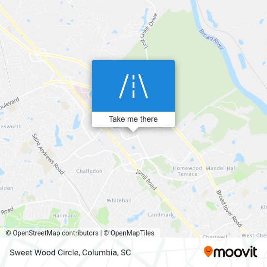 Sweet Wood Circle map