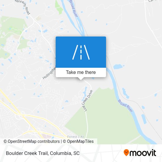 Boulder Creek Trail map