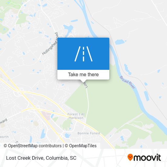 Mapa de Lost Creek Drive