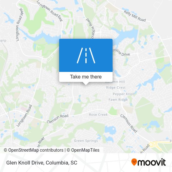 Mapa de Glen Knoll Drive
