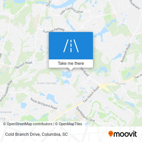 Cold Branch Drive map