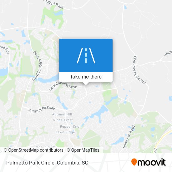 Palmetto Park Circle map