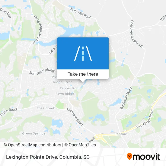 Lexington Pointe Drive map