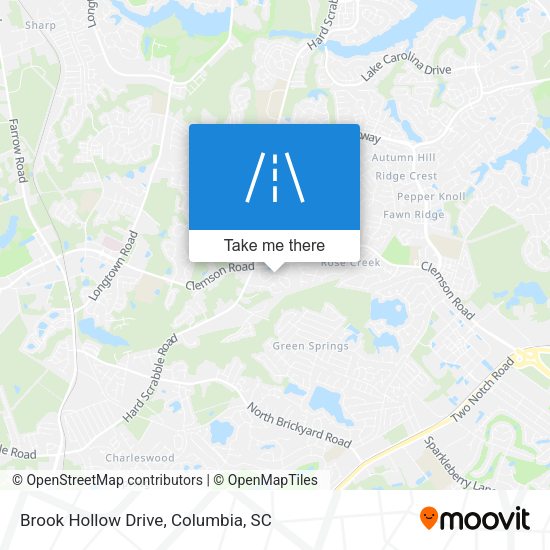 Brook Hollow Drive map