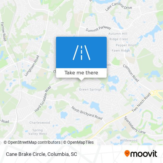 Cane Brake Circle map