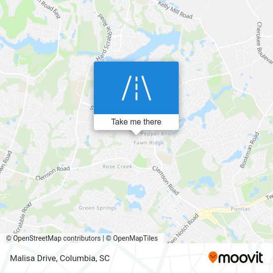 Mapa de Malisa Drive