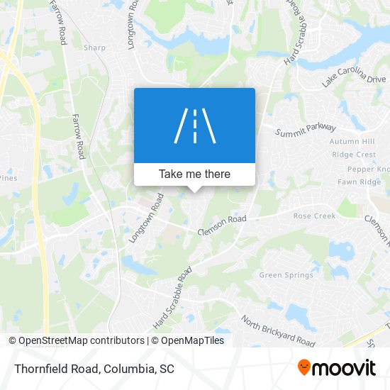 Mapa de Thornfield Road