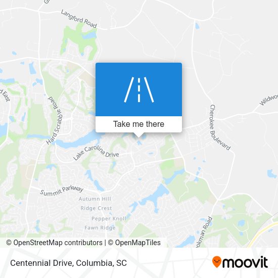 Centennial Drive map