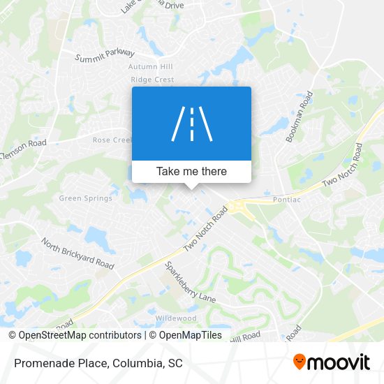 Mapa de Promenade Place