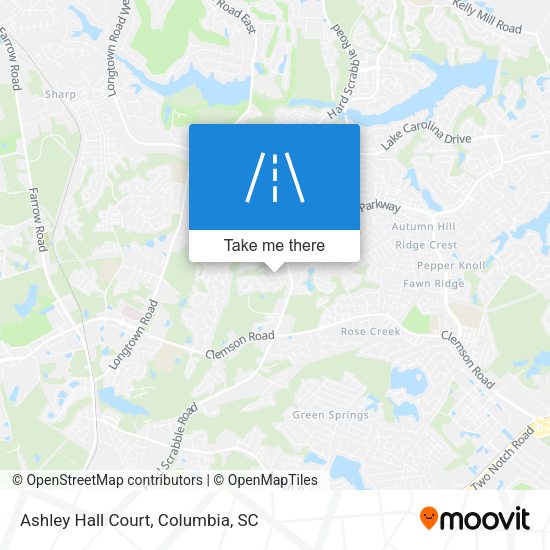 Mapa de Ashley Hall Court