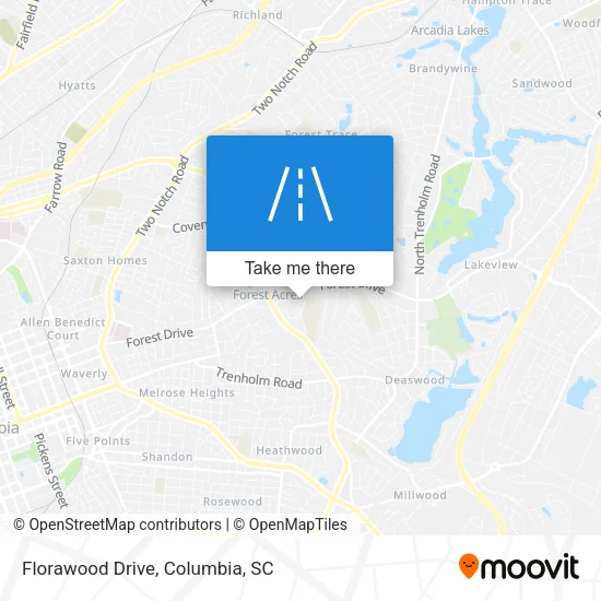 Florawood Drive map