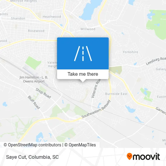 Saye Cut map