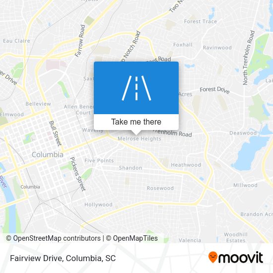 Mapa de Fairview Drive