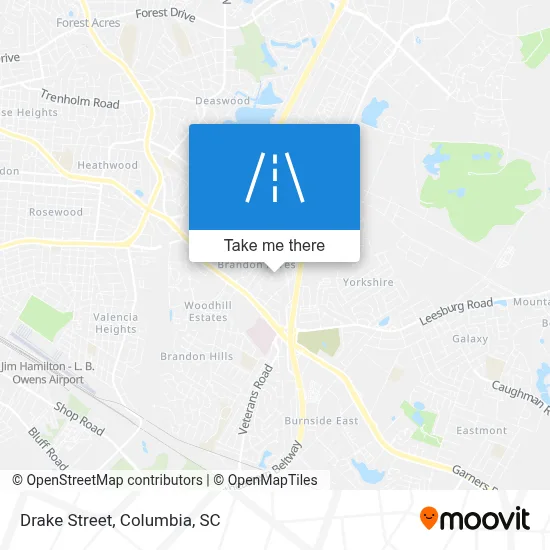 Drake Street map