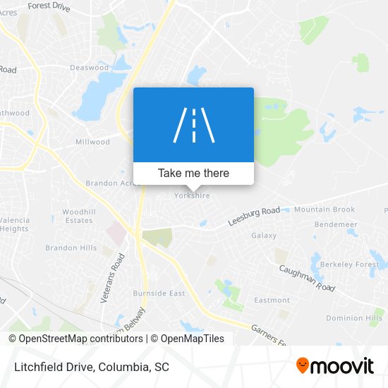 Litchfield Drive map
