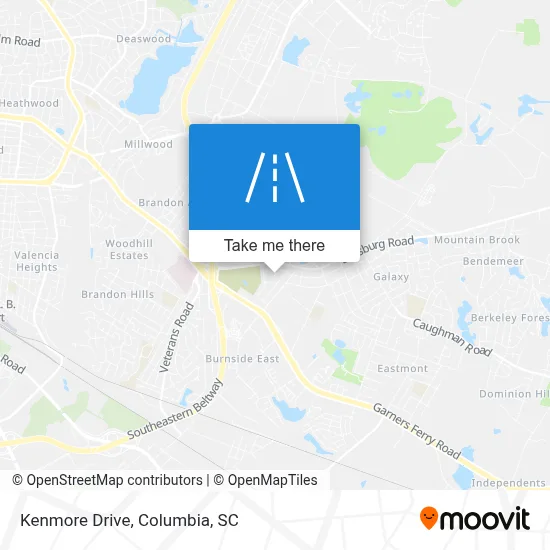 Kenmore Drive map