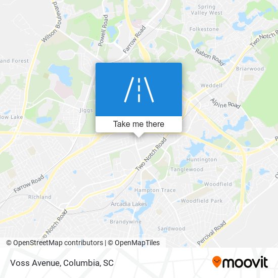 Voss Avenue map