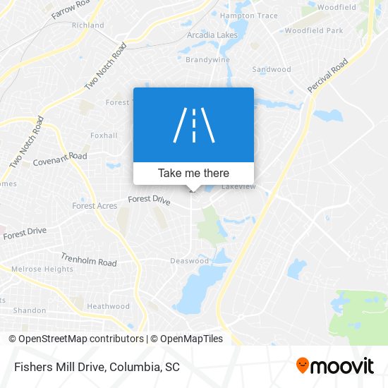 Fishers Mill Drive map