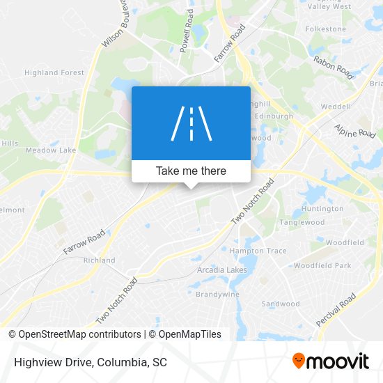 Mapa de Highview Drive