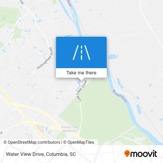 Water View Drive map