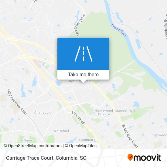 Carriage Trace Court map