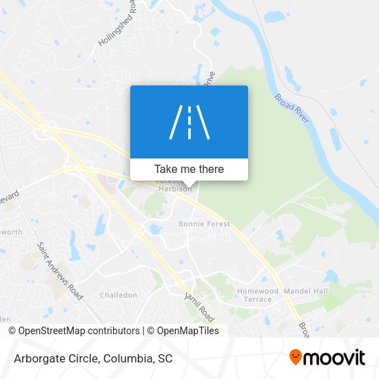 Arborgate Circle map
