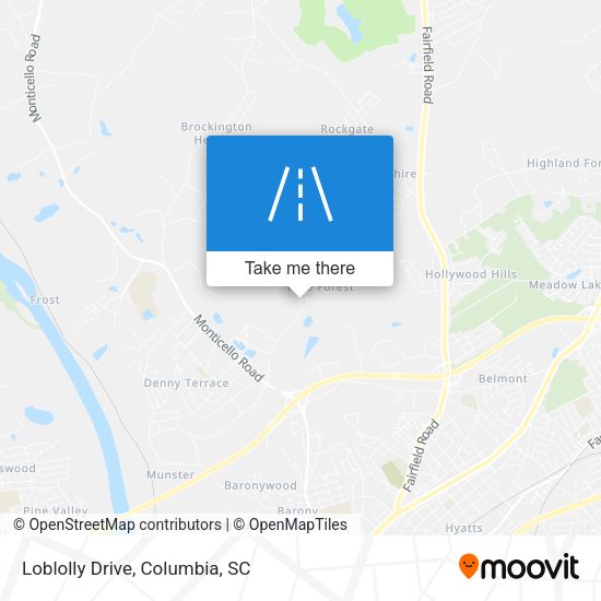 Loblolly Drive map