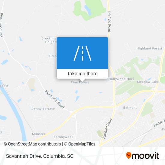Mapa de Savannah Drive