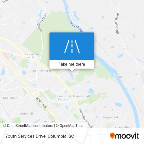 Mapa de Youth Services Drive