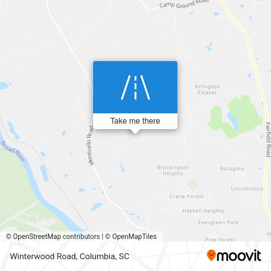 Mapa de Winterwood Road