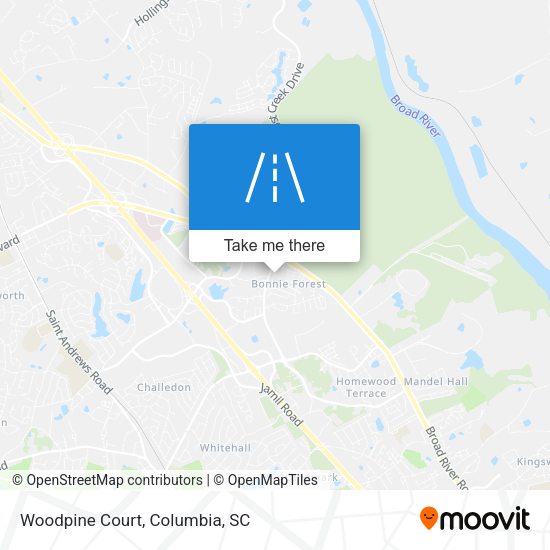 Woodpine Court map