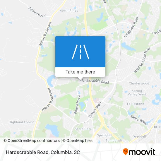 Mapa de Hardscrabble Road