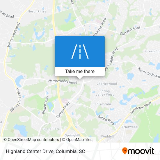 Mapa de Highland Center Drive