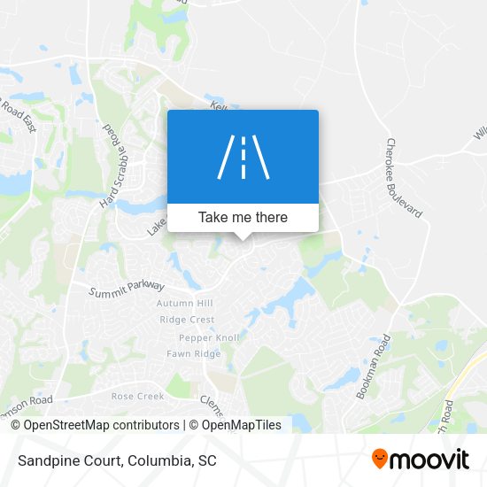 Mapa de Sandpine Court
