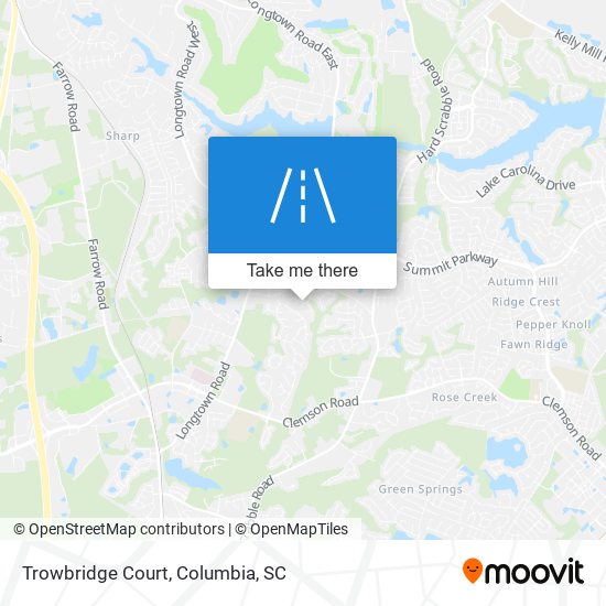 Mapa de Trowbridge Court