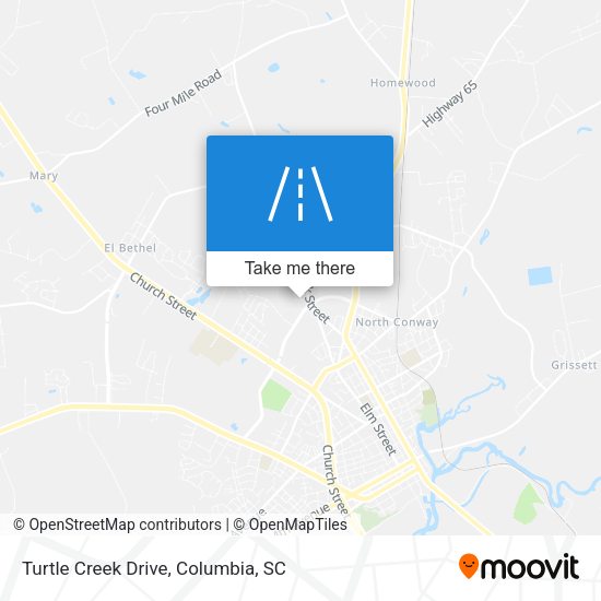 Turtle Creek Drive map