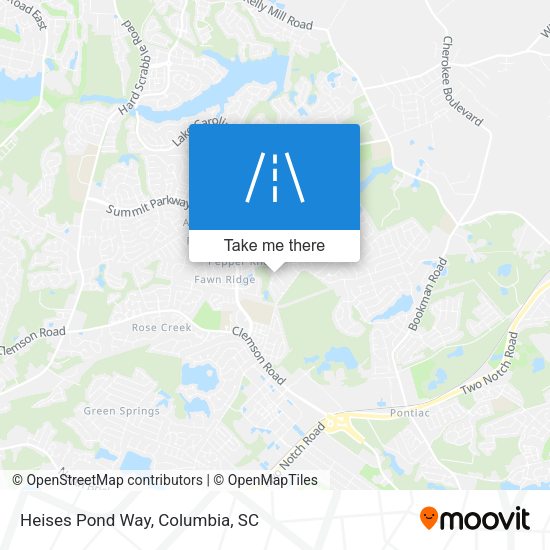 Mapa de Heises Pond Way