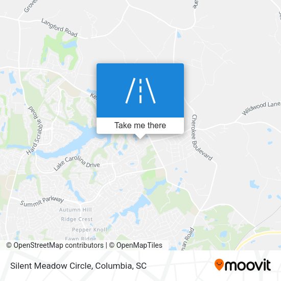 Silent Meadow Circle map