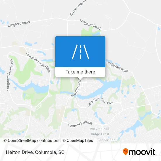 Helton Drive map