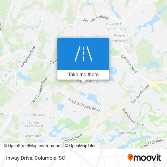 Inway Drive map