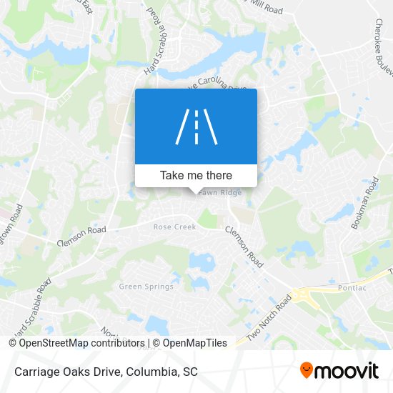 Mapa de Carriage Oaks Drive