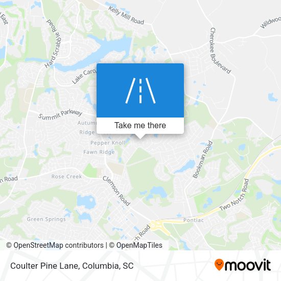 Mapa de Coulter Pine Lane