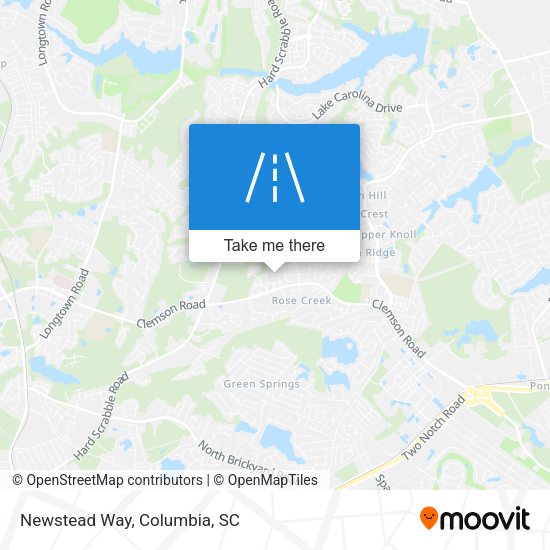 Mapa de Newstead Way