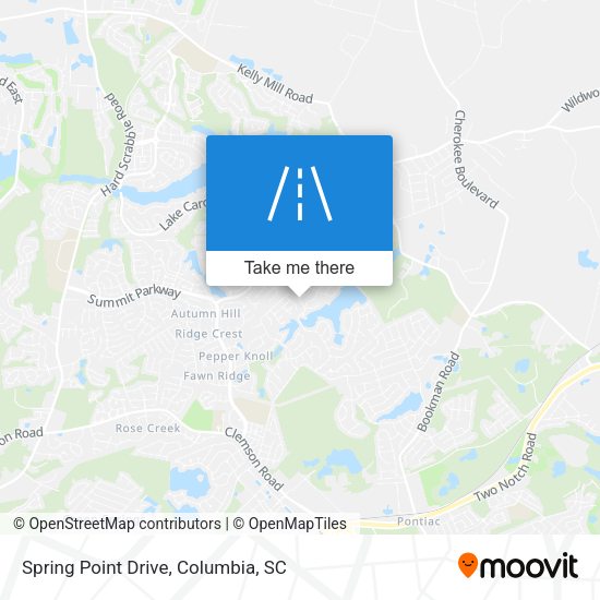 Spring Point Drive map