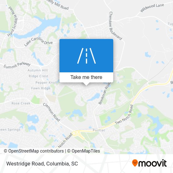 Westridge Road map