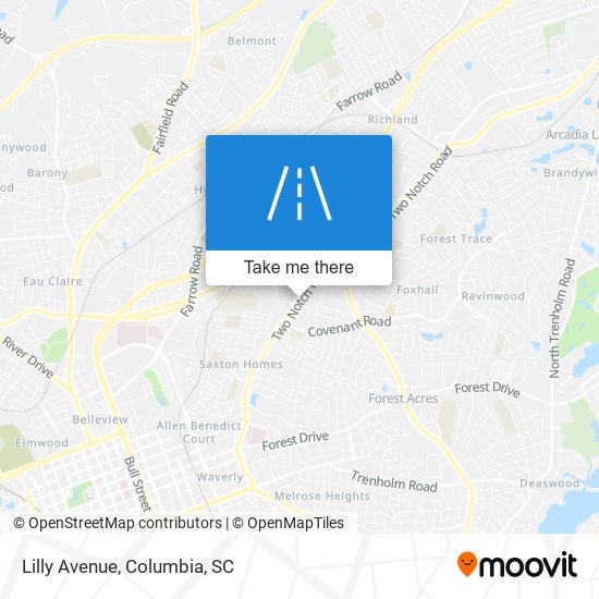 Mapa de Lilly Avenue