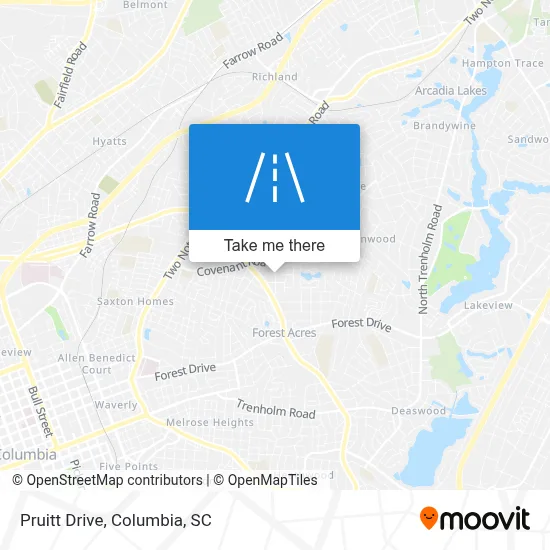 Pruitt Drive map