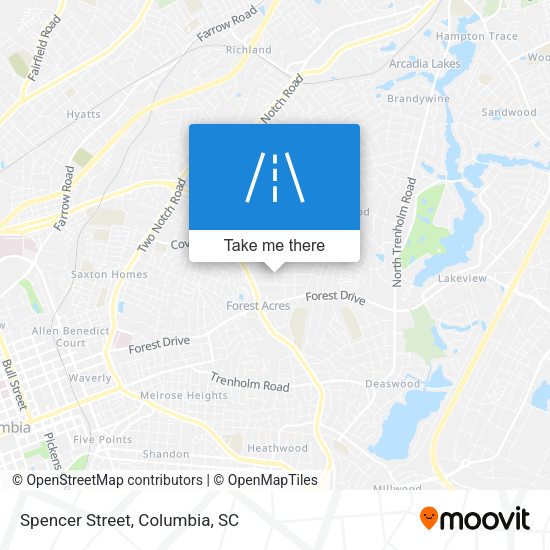 Mapa de Spencer Street