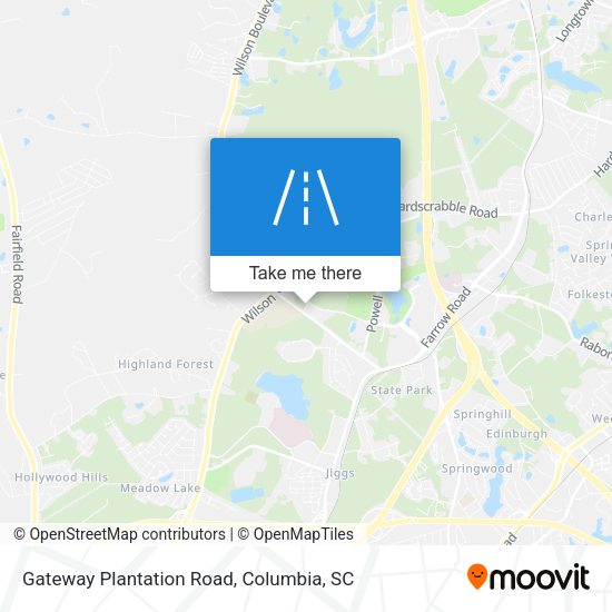 Gateway Plantation Road map