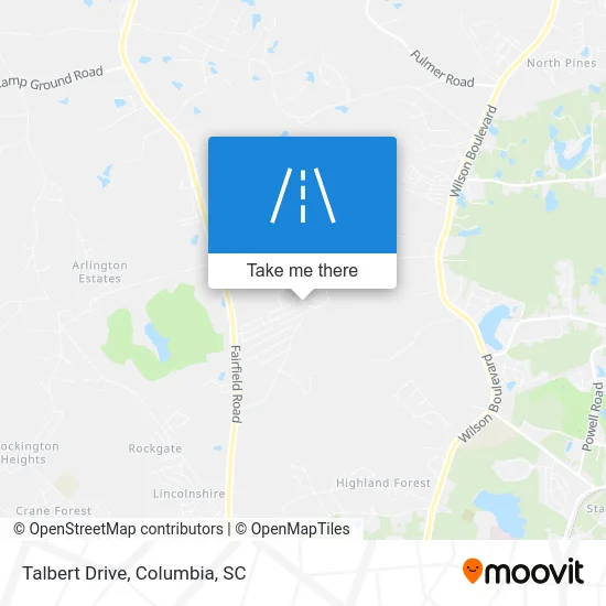 Talbert Drive map